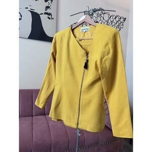 Vintage Marvin Singer Depeche Mode skirt suit Size 8 yellow Rare